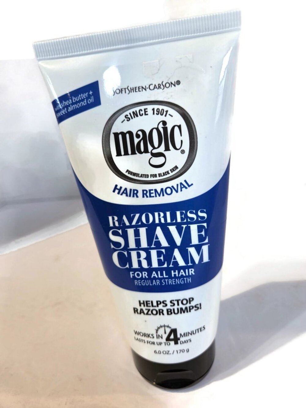 Magic Shaving Cream Regular Strength Helps Stop Razor Bumps 5 Oz